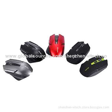 2.4GHz USB Optical 4D Wireless Mice, Multi-color Available, Mini Receiver, Easy to Carry